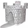 Casută din carton de colorat American Castle 82X82X83