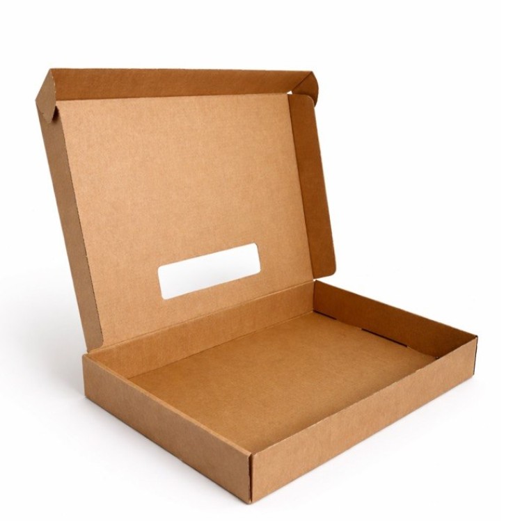 cutii din carton 320X230X35  cu fereastra