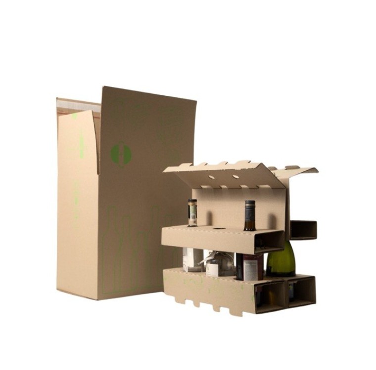 картонные коробки e-commerce  для 6 бутылок