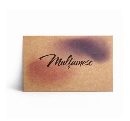 Inserție "Multumesc pentru comanda" colorat
