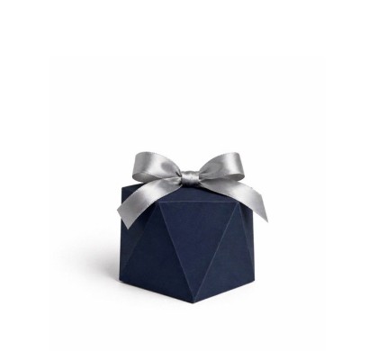 кубы из плоского картона 100X100X100 синий