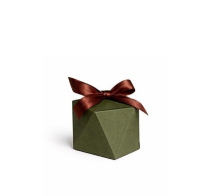 кубы из плоского картона 100X100X100 темно зеленый