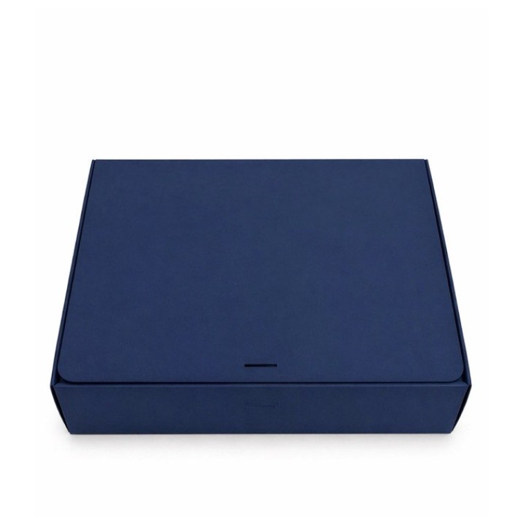 cutii din carton plat 350X250X80 lbastru