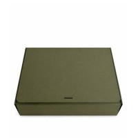 cutii din carton plat 350X250X80 verde inchis