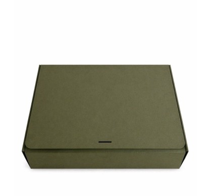 коробки из плоского картона 350X250X80 темно-зеленый