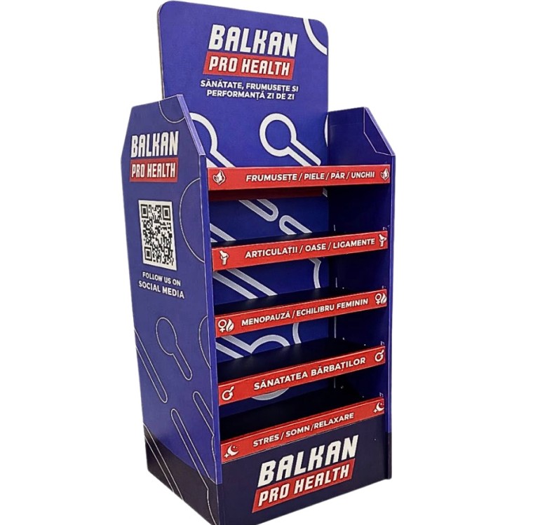 Stand din carton ondulat universal