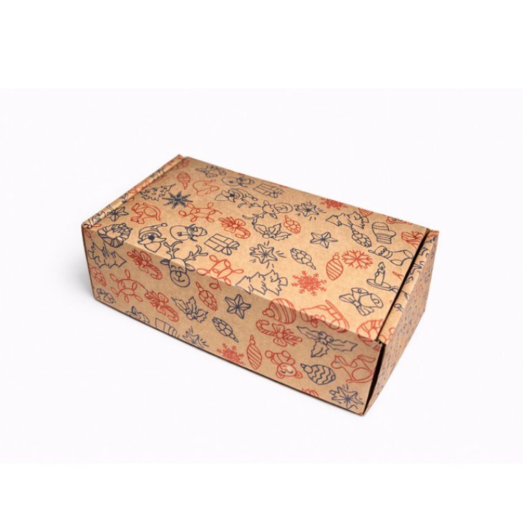 cutii din carton 250X150X80 cu ornament de Craciun 