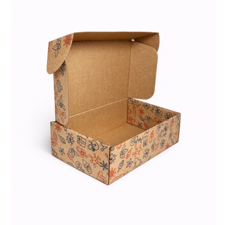 cutii din carton 250X150X80 cu ornament de Craciun 