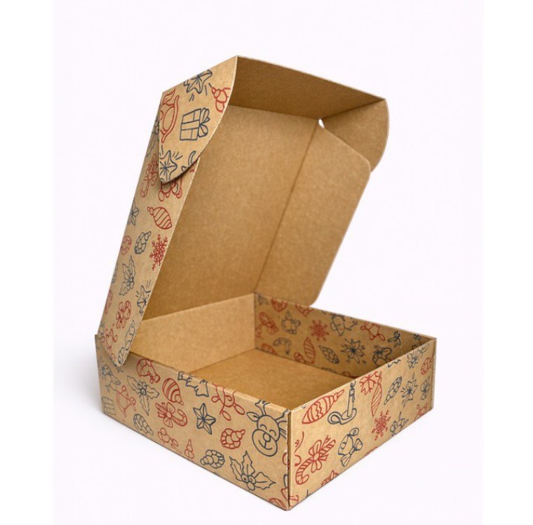 cutii din carton 320X275X100 cu ornament de Craciun 