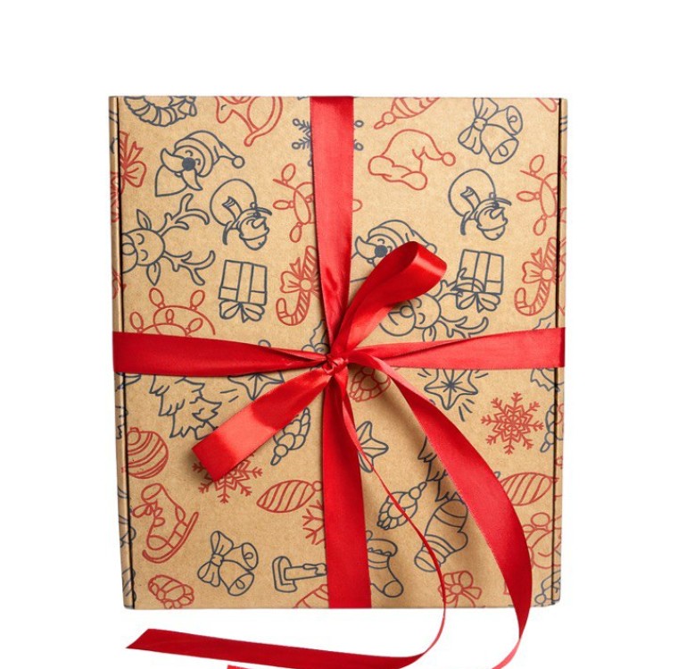 cutii din carton 320X275X100 cu ornament de Craciun 