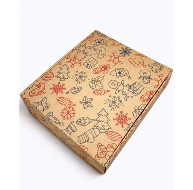 cutii din carton 320X275X100 cu ornament de Craciun 