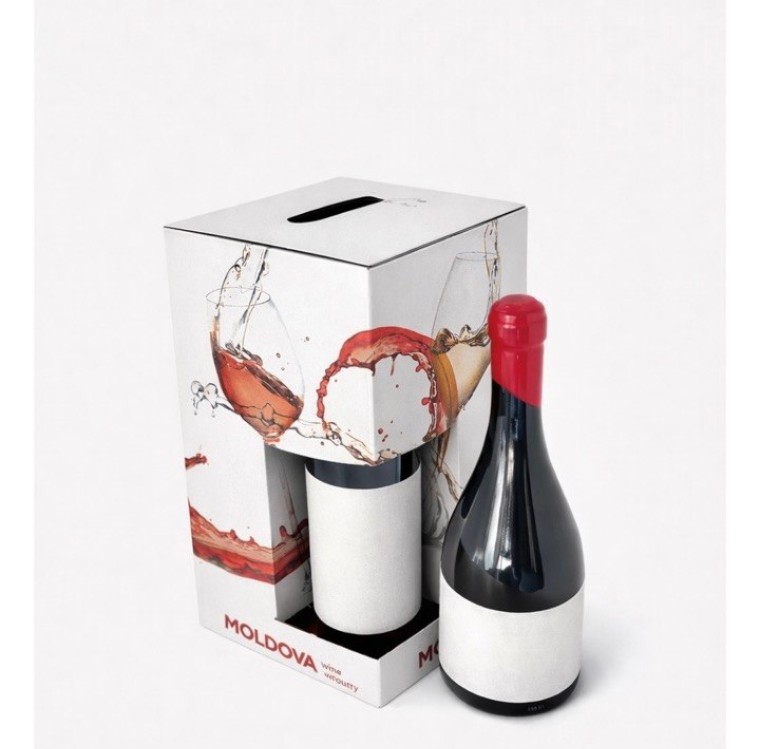 cutii din carton pentru 4 sticle  'Moldova'