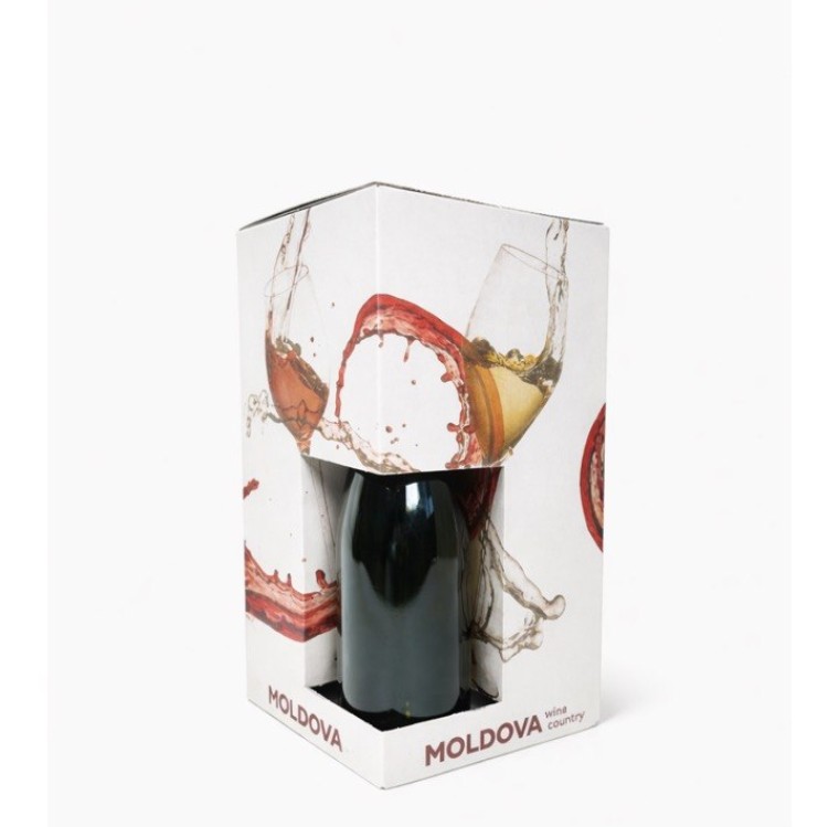 cutii din carton pentru 4 sticle  'Moldova'